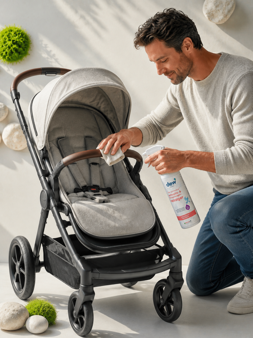 Kinderwagen reinigen