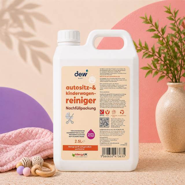 DEW Autositz und Kinderwagen Reiniger Nachfüllpackung